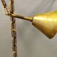 Brutalist hanging lamp, type 6399 in oxidised brass by Svend Aage Holm Sørensen Denmark