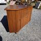Scandinavian corner unit in teak from the 1960s.