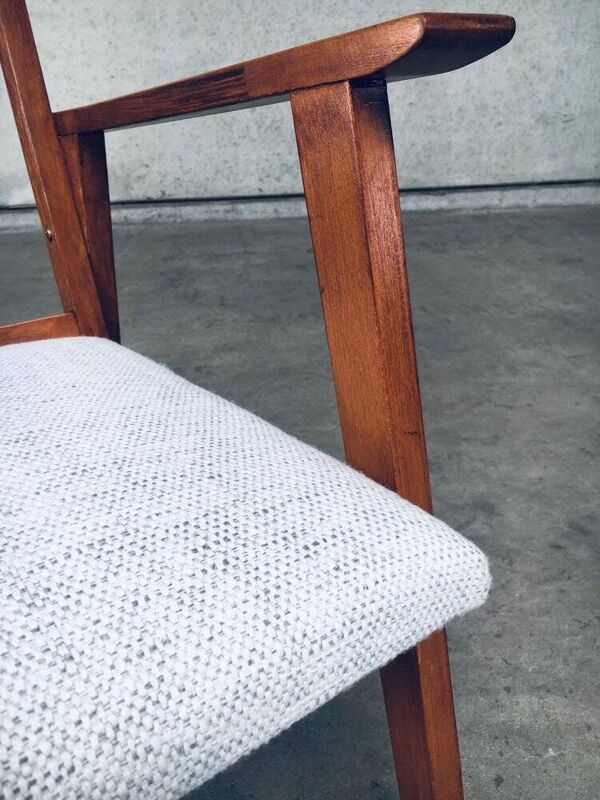 Mid-Century Modern Dutch Armchair Set, Netherlands, 1950s, Set of 3