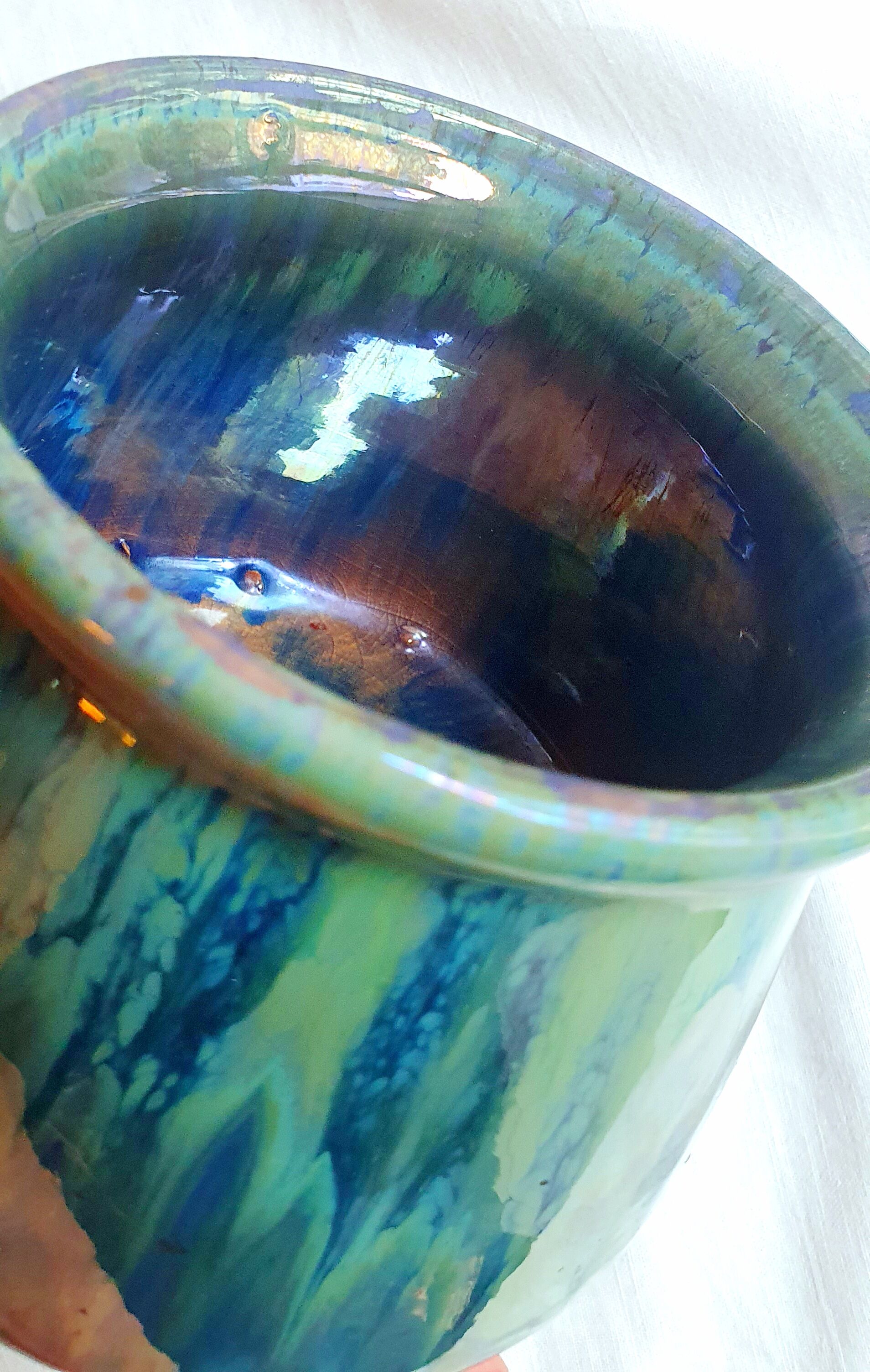 Enamelled ceramic pot Alphonse Cytère Unifrance