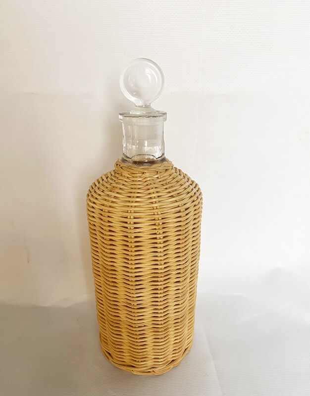Rattan carafe