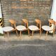 (Lot) 4 chaises Baumann Fontania (restaurées) 1960