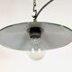 Industrial Green Enamel Light, 1950s