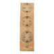 3x11 Cinnamon Color Turkish Runner Rug, Anatolian Vintage Rug, 92x321Cm