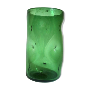 Vase verre empoli vert