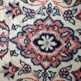 Tapis Vintage Indo-Tabriz en Laine, Années 1970, Élégance Florale