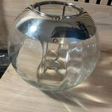 Crystal and silver-plated metal champagne bucket