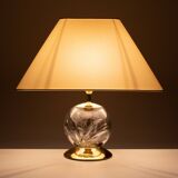 Crystal Ball Table lamp Hollywood Regency Germany 1970s