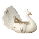 Peacock vase or planter