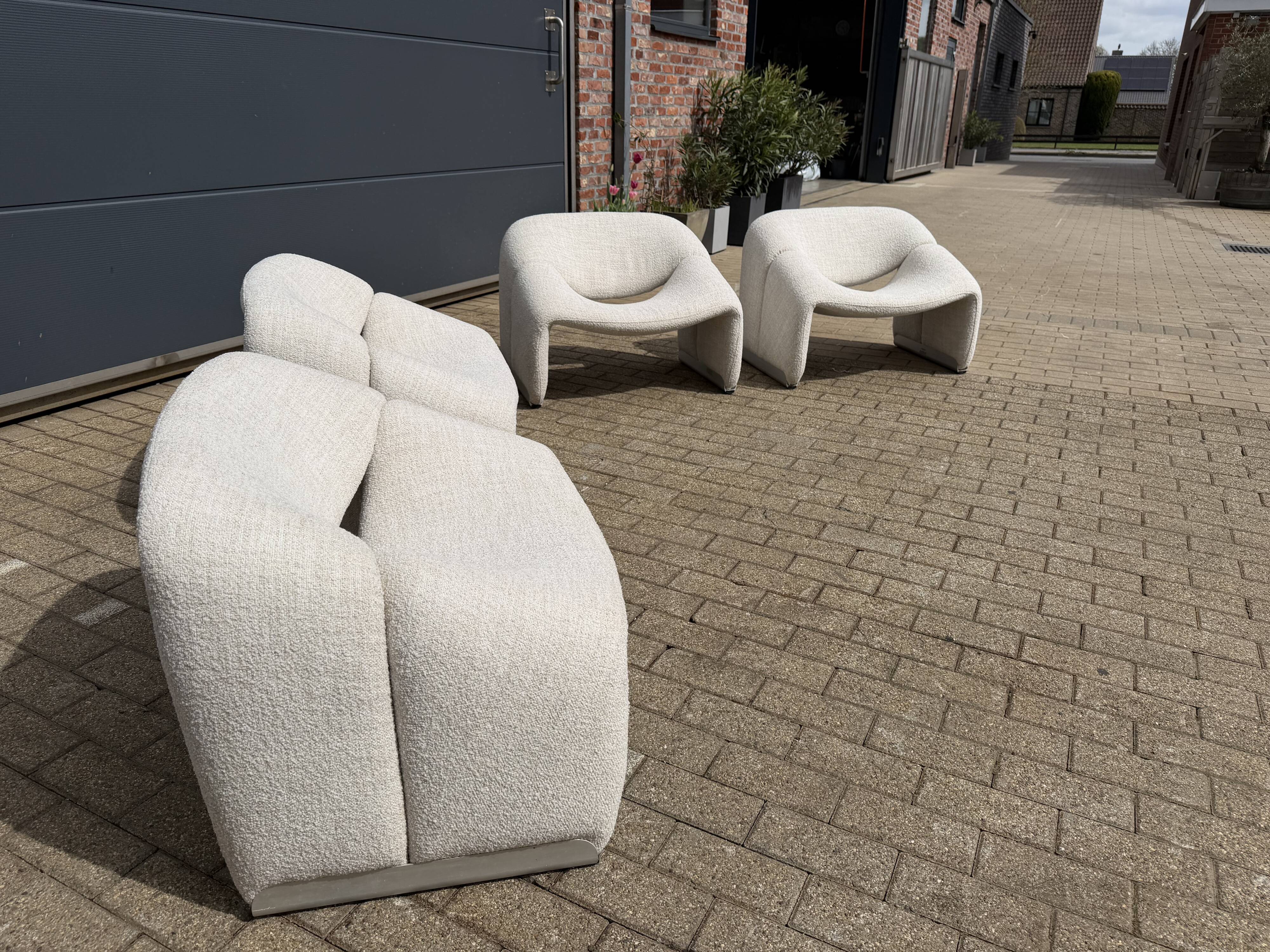 Artifort F598 Groovy armchairs in perfect condition!! Pierre Paulin