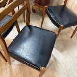 Four Scandinavian chairs