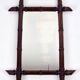 Art Nouveau Wooden Faux Bamboo Mirror, France, 1920