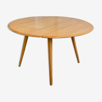 Round Ercol table with flaps