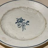 9 assiettes anciennes Longwy, 1930