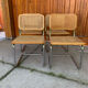 4 chaises italiennes du milieu du siècle Marcel Breuer B32 Cesca, années 70