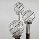 Lampadaire tourbillon en verre de Murano avec trois points lumineux milieu du siècle années 70
