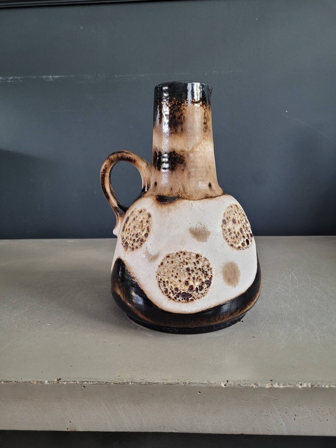 Dumler & Breiden ceramic pitcher vase, 105 4/22, Germany