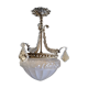 Bronze shell chandelier 1900
