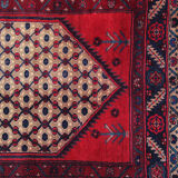Rug handwoven oriental persian carpet 115x260cm