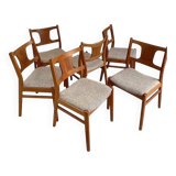 Set of 6 Scandinavian chairs