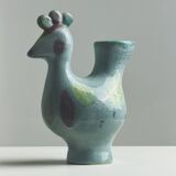 Zoomorphic ceramic vase, France, circa 1960.