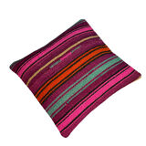 Vintage turkish kilim cushion cover , 40 x 40 cm