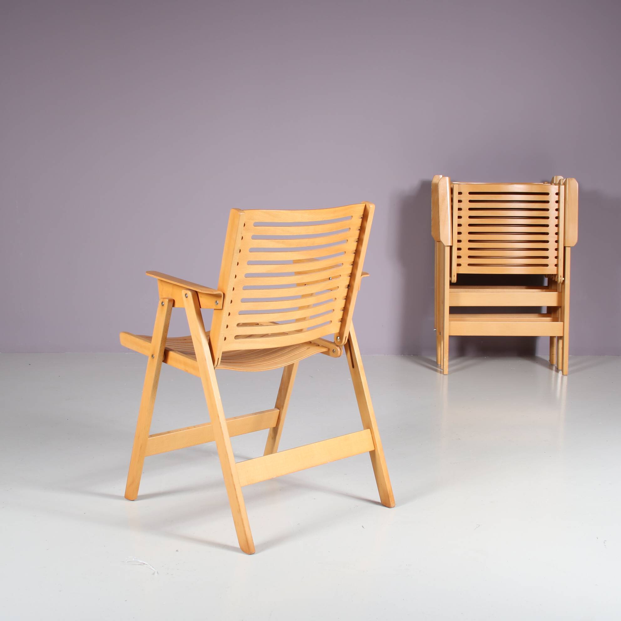 1950s “Rex” Folding Chair by Niko Kralj for Stol Kamnik, Slovenia