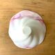 Milky pink Murano glass cup