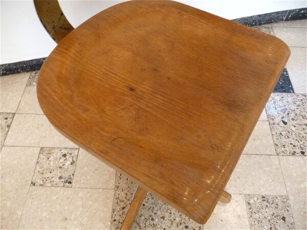 Chaise de bureau pivotante industrielle modèle 350 par Ama Elastic, Allemagne de l'Ouest, années 1950.