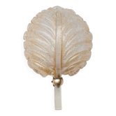 Applique murale en verre doré et laiton Barovier & Toso, Murano, Italie, années 1960.