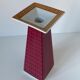 Meandre Versace candle holder for Rosenthal in glazed and gilded porcelain