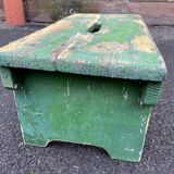 primitive footrest curved wood bistro bentwood farmhouse painted wood Shabby chic French vintage farme