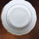 12 flat plates in SFP porcelain - White and Gold