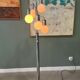 Waterfall lamp post