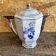 Antique art deco teapot porcelain limoges flower decor france vintage