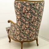 Mid-Century Modern Chippendale Style Walnut Armchair, 1960s