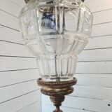 Lantern with fleur-de-lys crown in bronze 19th
