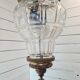 Lantern with fleur-de-lys crown in bronze 19th