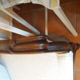 Walnut bench Louis Philippe XIXth