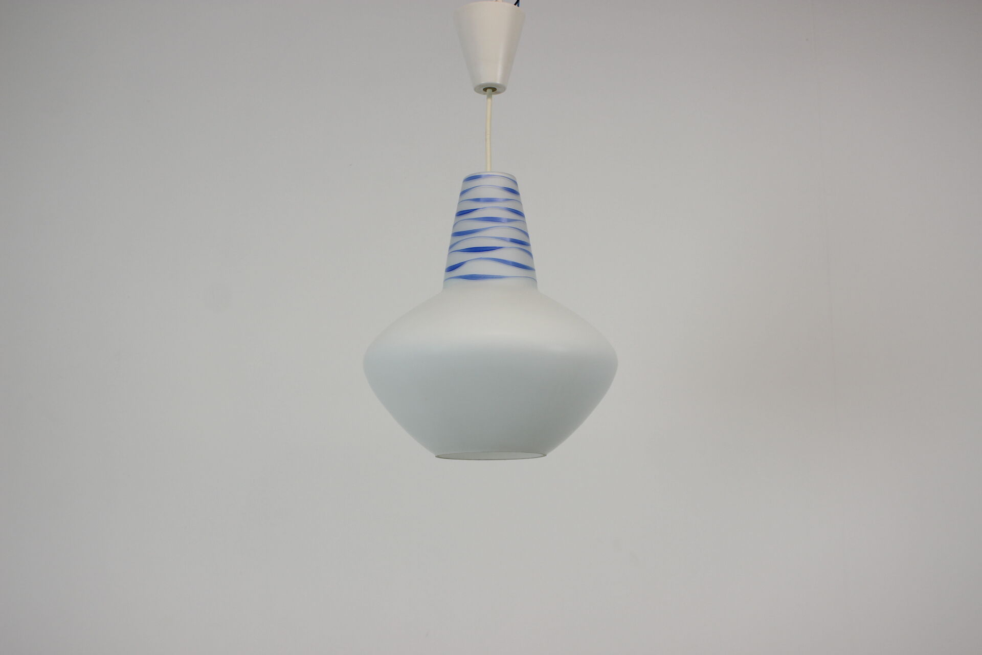 Mid-century glass pendant, 1960's