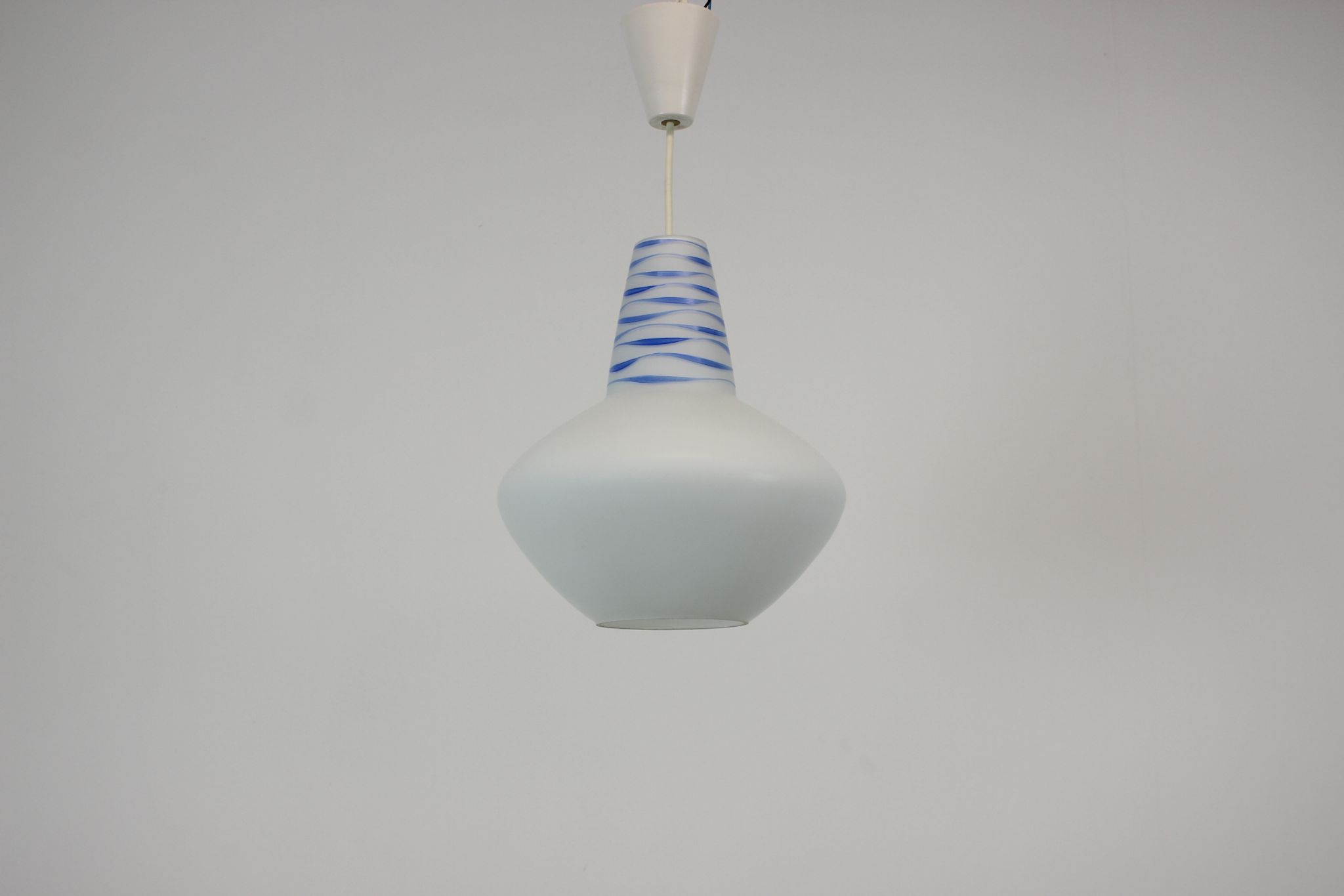 Mid-century glass pendant, 1960's