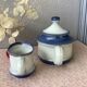 Teapot Goebel country Auvergne - Oeslauer Manufaktur and milk jug
