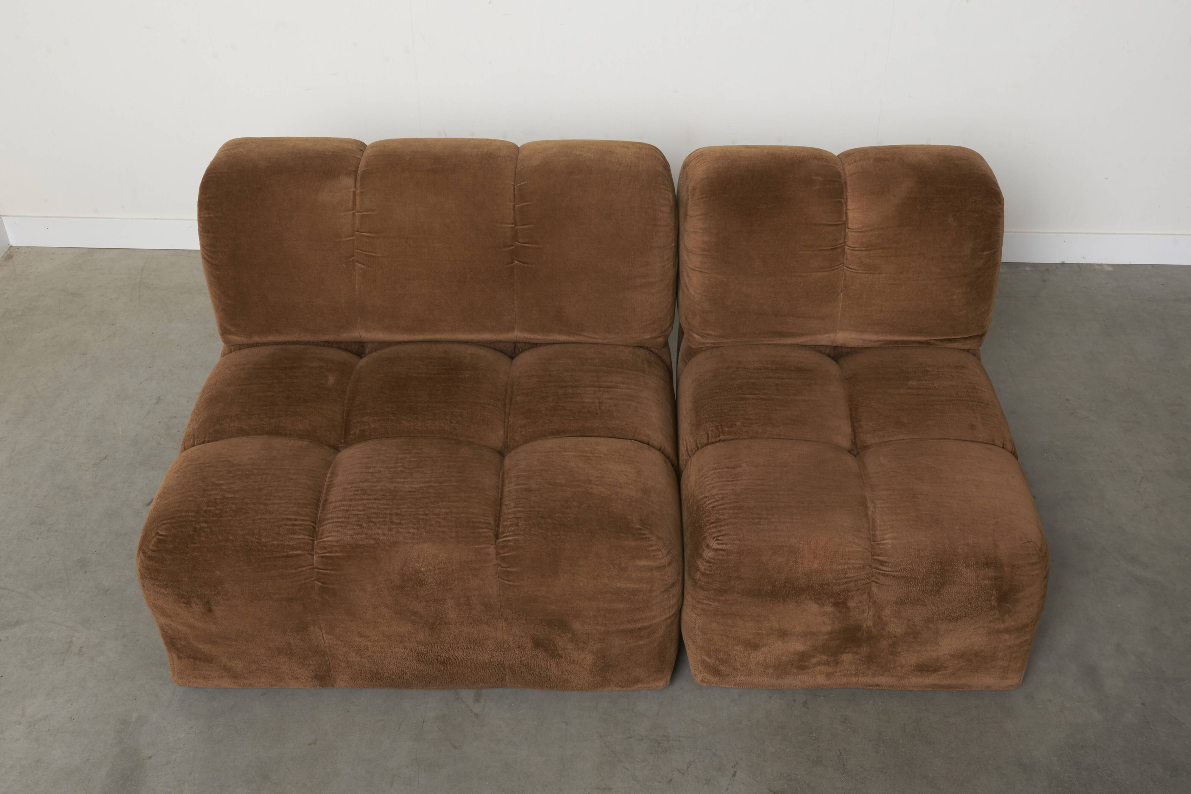 Unique Mid Century modular lounge sofa, 1970s