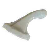 Patere  salle d'eau  faïence blanche