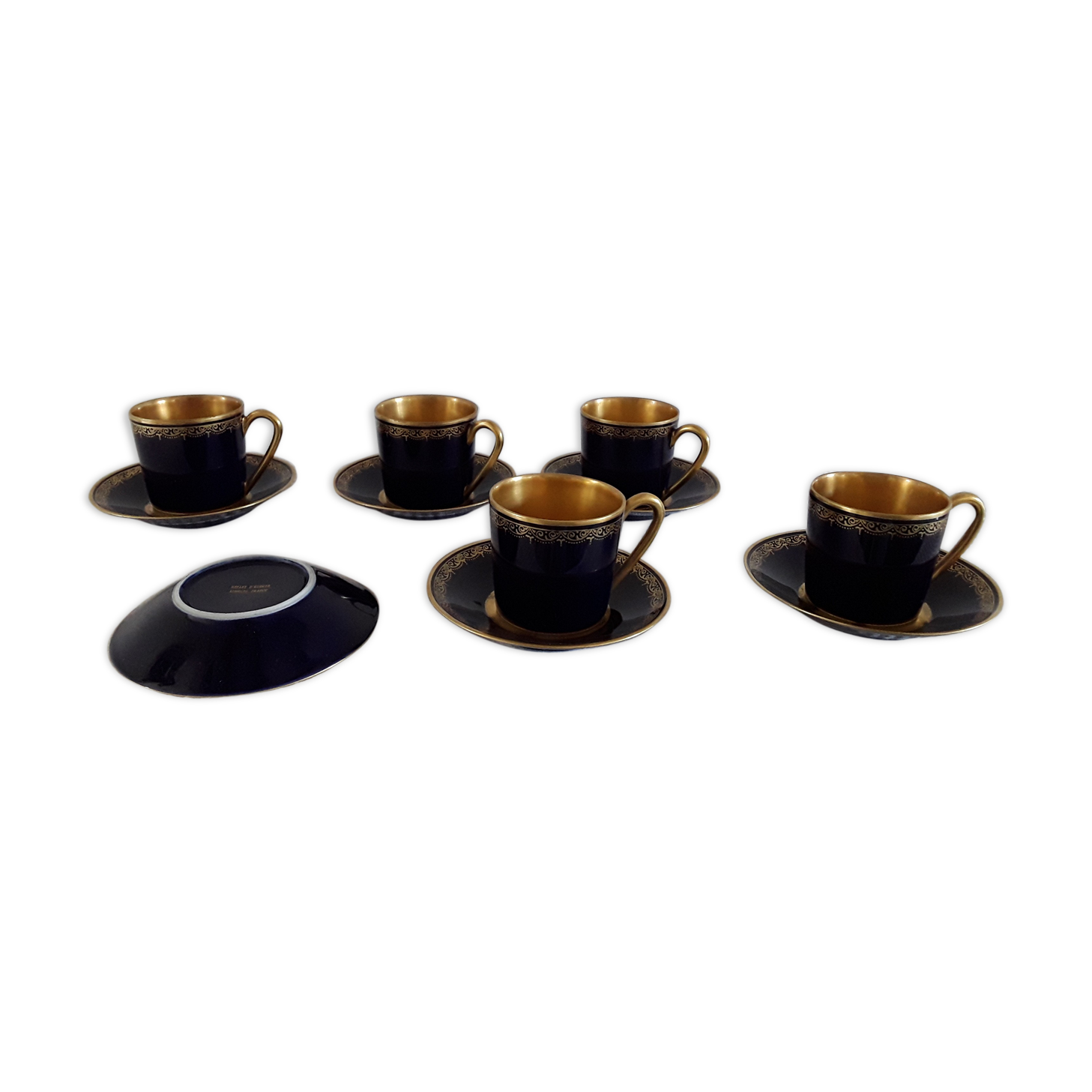 Coffee cups,  Reflection of Europe, Limoges, France