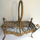 Cabaret Cave liqueur George SAND: 2 carafes 10 Legras glasses - brass basket