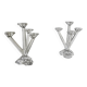 2 x four-armed candlesticks, Opera pattern by Villeroy & Boch, 1997-2001