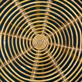 Vintage bamboo coffee table, Italy, 1960s