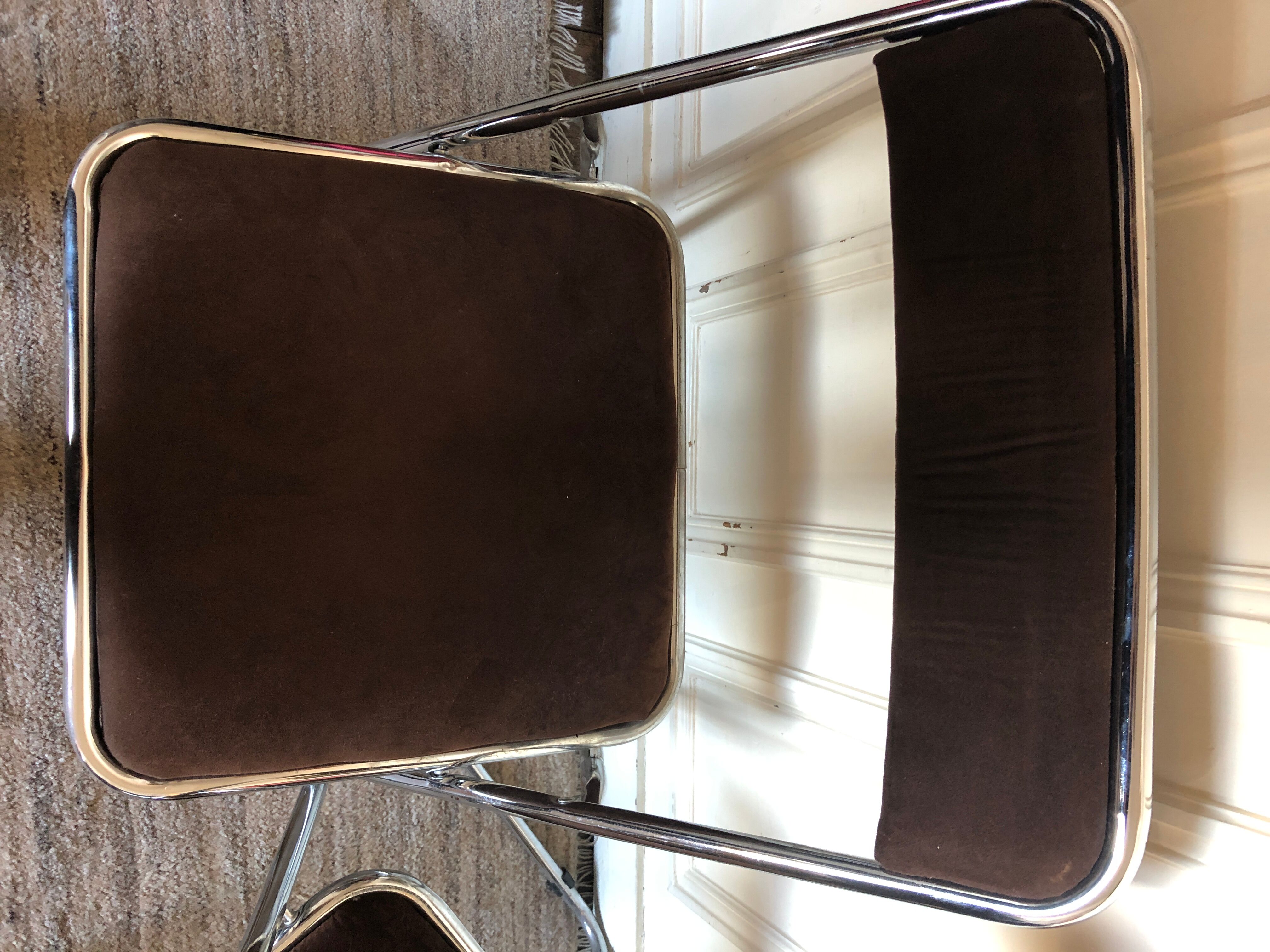 Duo chrome folding chair