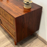 Low Scandinavian cabinet in Rio rosewood